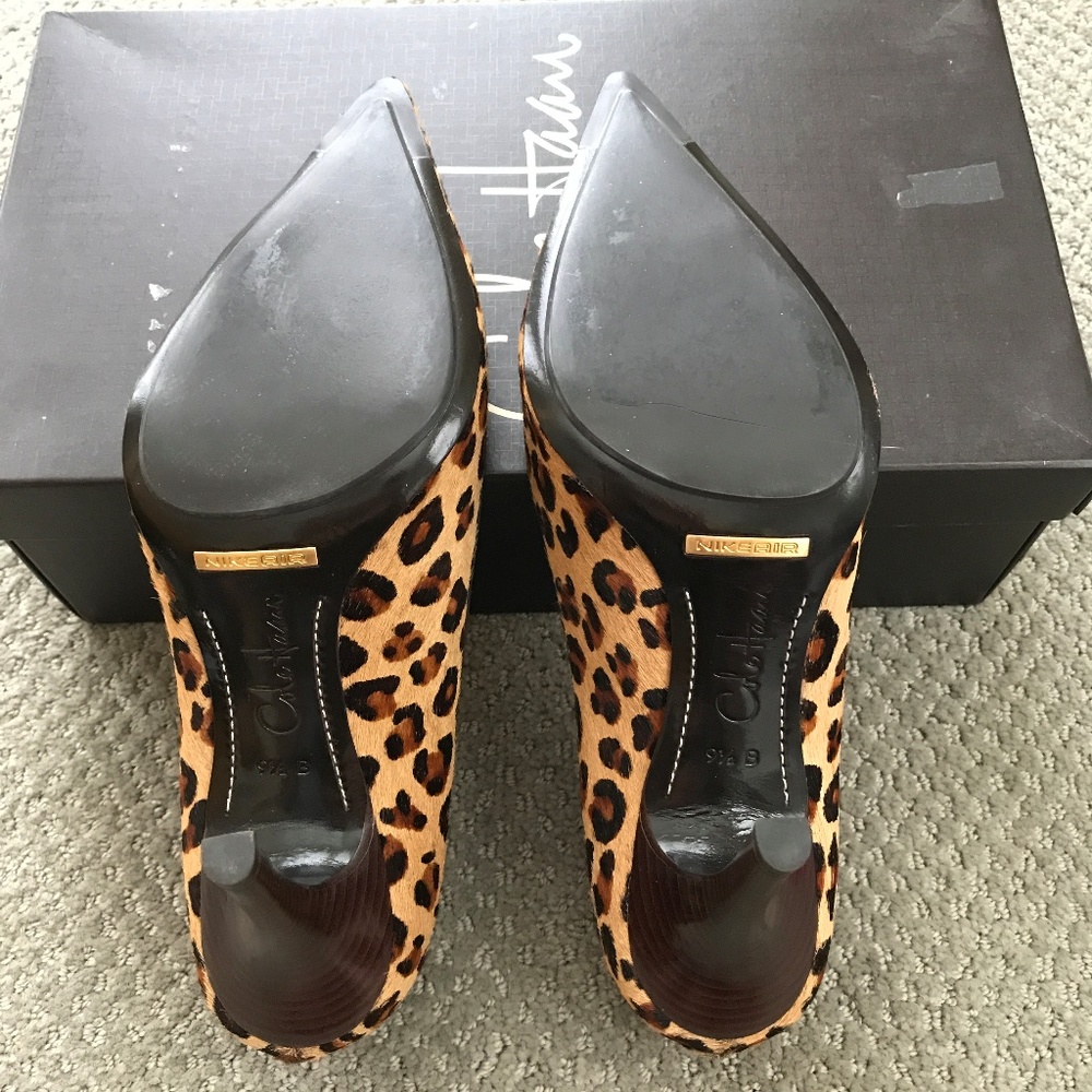 Cole Haan Fiona High Air Pump Leopard Pony - Picture 7 of 10